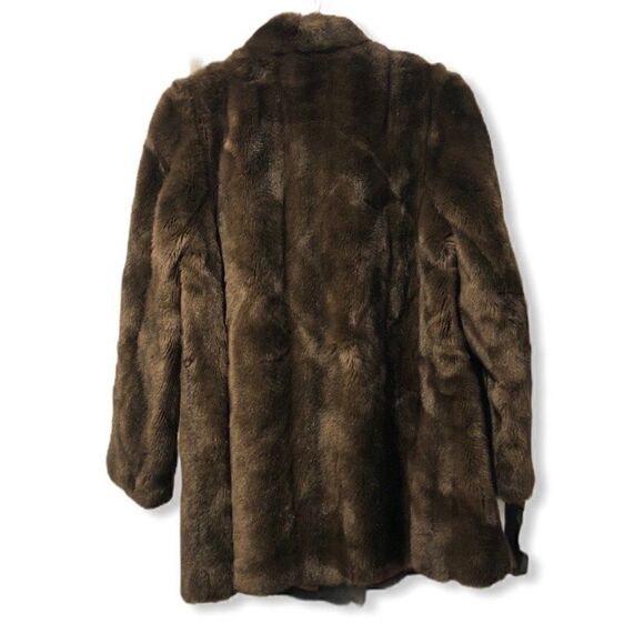 LYKAFUR Priscilla Modes Vintage 70s Faux Fur Coat - Picture 3 of 10